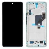 TOUCH DIGITIZER + DISPLAY OLED COMPLETE + FRAME FOR XIAOMI 12 LITE (2203129G) LITE GREEN ORIGINAL (SERVICE PACK)