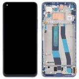 TOUCH DIGITIZER + DISPLAY LCD COMPLETE + FRAME FOR XIAOMI MI 11 LITE 4G (M2101K9AG) / MI 11 LITE 5G (M2101K9G) / 11 LITE 5G NE (2109119DG 2107119DC 2109119DI) BLUE ORIGINAL (SERVICE PACK) (5600050K9D00)