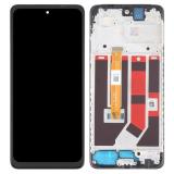 TOUCH DIGITIZER + DISPLAY LCD COMPLETE + FRAME FOR OPPO A58 4G (CPH2577) BLACK ORIGINAL