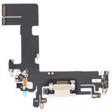 ORIGINAL CHARGING PORT FLEX CABLE FOR APPLE IPHONE 13 6.1 STARLIGHT / SILVER