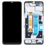 TOUCH DIGITIZER + DISPLAY LCD COMPLETE WITH FRAME FOR OPPO A78 5G (CPH2483 CPH2495) BLACK ORIGINAL