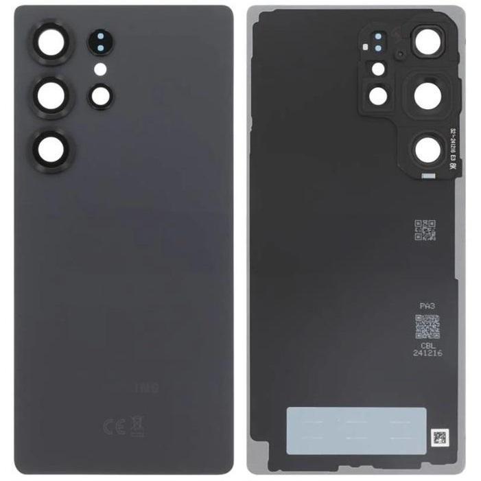 BACK HOUSING FOR SAMSUNG GALAXY S25 ULTRA S938B TITANIUM BLACK ORIGINAL