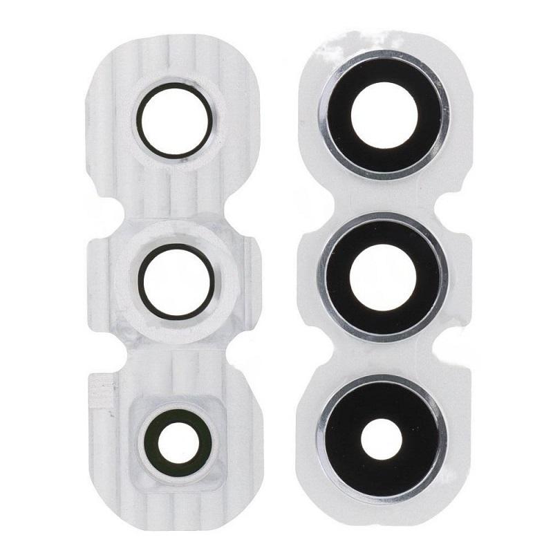 REAR CAMERA LENS AND BEZEL FOR SAMSUNG GALAXY A34 5G A346B SILVER