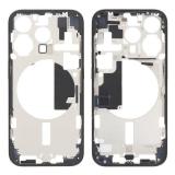 CENTRAL HOUSING A FOR APPLE IPHONE 15 PRO 6.1 BLUE TITANIUM OEM