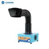 SUNSHINE SS-6604 SMOKE PURIFIER FOR MANUAL SOLDERING LASER MARKING SMOKE FILTRATION ETC 360° ADJUSTABLE FLEXIBLE GOOSENECK ARM