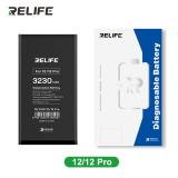 RELIFE LARGE CAPACITY BATTERY (3230 mAh) FOR APPLE IPHONE 12 6.1 / IPHONE 12 PRO 6.1 (DIAGNOSABLE BATTERY NO WELDING REQUIRED FOR THE ORIGINAL BATTERY CABLE NO "UNKNOWN PARTS" PROMPT) (LATEST SYSTEM UPDATE REQUIRED)