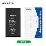 RELIFE LARGE CAPACITY BATTERY (3500 mAh) FOR APPLE IPHONE 13 6.1 (DIAGNOSABLE BATTERY NO WELDING REQUIRED FOR THE ORIGINAL BATTERY CABLE NO "UNKNOWN PARTS" PROMPT) (LATEST SYSTEM UPDATE REQUIRED)