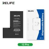 RELIFE LARGE CAPACITY BATTERY (3330 mAh) FOR APPLE IPHONE 13 PRO 6.1 (DIAGNOSABLE BATTERY NO WELDING REQUIRED FOR THE ORIGINAL BATTERY CABLE NO "UNKNOWN PARTS" PROMPT) (LATEST SYSTEM UPDATE REQUIRED)