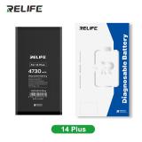 RELIFE LARGE CAPACITY BATTERY (4730 mAh) FOR APPLE IPHONE 14 PLUS 6.7 (DIAGNOSABLE BATTERY NO WELDING REQUIRED FOR THE ORIGINAL BATTERY CABLE NO "UNKNOWN PARTS" PROMPT) (LATEST SYSTEM UPDATE REQUIRED)