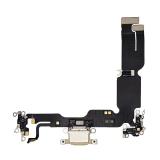 ORIGINAL CHARGING PORT FLEX CABLE FOR APPLE IPHONE 15 PLUS 6.7 YELLOW