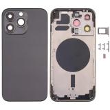 BACK HOUSING FOR APPLE IPHONE 13 PRO 6.1 BLACK OEM