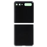 SET OF 2 PCS BACK HOUSING FOR SAMSUNG GALAXY Z FLIP F700F MIRROR BLACK