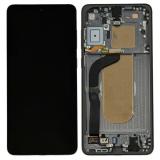 TOUCHSCREEN + DISPLAY AMOLED DISPLAY COMPLETO + FRAME PER SAMSUNG GALAXY S25 EDGE S937B TITANIO JET BLACK ORIGINALE (SERVICE PACK)