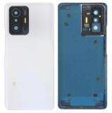 ORIGINAL BACK HOUSING FOR XIAOMI 11T 5G (21081111RG) / 11T PRO 5G (2107113SG 2107113SI) METEORITE WHITE