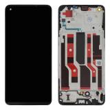 TOUCH DIGITIZER + DISPLAY OLED COMPLETE + FRAME FOR OPPO RENO8 LITE (CPH2343) BLACK