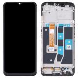 TOUCH DIGITIZER + DISPLAY LCD COMPLETE + FRAME FOR OPPO A16 (CPH2269) / A16s (CPH2271) BLACK ORIGINAL