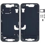 CENTRAL HOUSING A FOR APPLE IPHONE 14 6.1 MIDNIGHT / BLACK OEM