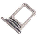 SIM CARD TRAY FOR APPLE IPHONE 15 PRO 6.1 (A2848 A3101 A3102) / IPHONE 15 PRO MAX 6.7 (A2849 A3105 A3106) NATURAL TITANIUM