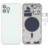 BACK HOUSING FOR APPLE IPHONE 12 PRO 6.1 SILVER OEM