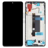 TOUCH DIGITIZER + DISPLAY AMOLED COMPLETE + FRAME FOR XIAOMI POCO X6 5G (23122PCD1G 23122PCD1I) BLACK (SERVICE PACK)