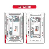 YCS REPAIR SCREW STORAGE MAGNETIC PAD FOR APPLE IPHONE 12 MINI 5.4 / IPHONE 12 6.1