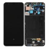 TOUCH DIGITIZER + DISPLAY LCD COMPLETE + FRAME FOR SAMSUNG GALAXY A50S A507F BLACK ORIGINAL (SERVICE PACK)