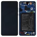 DISPLAY LCD + TOUCH DIGITIZER DISPLAY COMPLETE + FRAME FOR HUAWEI MATE 20 HMA-L09 HMA-L29 MIDNIGHT BLUE ORIGINAL