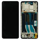 TOUCH DIGITIZER + DISPLAY LCD COMPLETE WITH FRAME FOR REALME 12 4G (RMX3871) / REALME 13 4G BLACK ORIGINAL (SERVICE PACK)