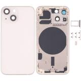 BACK HOUSING FOR APPLE IPHONE 13 MINI 5.4 STARLIGHT / SILVER