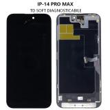TOUCH DIGITIZER + DISPLAY OLED COMPLETE FOR APPLE IPHONE 14 PRO MAX 6.7 TD OLED VERSIONE SOFT (DIAGNOSABLE NO NEED TO TRANSPLANT THE ORIGINAL SCREEN IC)