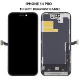 TOUCH DIGITIZER + DISPLAY OLED COMPLETE FOR APPLE IPHONE 14 PRO 6.1 TD OLED VERSIONE SOFT (DIAGNOSABLE NO NEED TO TRANSPLANT THE ORIGINAL SCREEN IC)