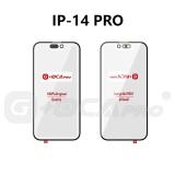 G+ PRO GLASS LENS REPLACEMENT + OCA FOR APPLE IPHONE 14 PRO 6.1 BLACK