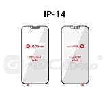 G+ PRO GLASS LENS REPLACEMENT + OCA FOR APPLE IPHONE 14 6.1 BLACK