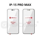 G+ PRO GLASS LENS REPLACEMENT + OCA FOR APPLE IPHONE 15 PRO MAX 6.7 BLACK