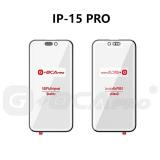 G+ PRO GLASS LENS REPLACEMENT + OCA FOR APPLE IPHONE 15 PRO 6.1 BLACK