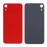 BACK HOUSING OF GLASS (BIG HOLE) FOR APPLE IPHONE XR 6.1 RED