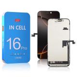 DISPLAY LCD + TOUCH DIGITIZER DISPLAY COMPLETE FOR APPLE IPHONE 16 PRO 6.3 INCELL ZY FHD 1080P (REFRESH RATE: 120HZ)