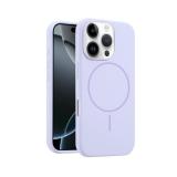 PHONE CASE LIQUID SILICONE + MAGNETIC FOR APPLE IPHONE 16 PRO VIOLET
