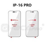 G+ PRO GLASS LENS REPLACEMENT + OCA FOR APPLE IPHONE 16 PRO 6.3 BLACK