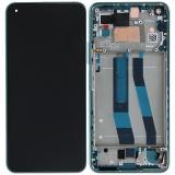 TOUCH DIGITIZER + DISPLAY LCD COMPLETE + FRAME FOR XIAOMI MI 11 LITE 5G MINT GREEN ORIGINAL（SERVICE PACK）