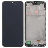 TOUCH DIGITIZER + DISPLAY AMOLED COMPLETE + FRAME FOR SAMSUNG GALAXY A16 4G A165F BLACK OEM