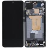 TOUCH DIGITIZER + DISPLAY OLED COMPLETE + FRAME FOR XIAOMI 12X (2112123AC 2112123AG) / XIAOMI 12 (2201123G 2201123C) GRAY ORIGINAL（SERVICE PACK）