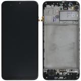 DISPLAY LCD + TOUCH DIGITIZER DISPLAY COMPLETE + FRAME FOR SAMSUNG GALAXY M31 M315F SPACE BLACK ORIGINAL