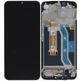 TOUCH DIGITIZER + DISPLAY LCD COMPLETE + FRAME FOR REALME C25Y (RMX3265 RMX3268 RMX3269) BLACK ORIGINAL