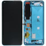 TOUCH DIGITIZER + DISPLAY LCD COMPLETE + FRAME FOR XIAOMI MI 10 5G CORAL GREEN ORIGINAL (C VERSION)