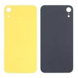 BACK HOUSING OF GLASS (BIG HOLE) FOR APPLE IPHONE XR 6.1 YELLOW