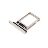 DUAL SIM CARD TRAY FOR APPLE IPHONE 13 6.1 STARLIGHT / SILVER