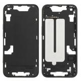 CENTRAL HOUSING A FOR APPLE IPHONE 16E 6.1 BLACK MATERIAL ORIGINAL