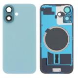 BACK HOUSING OF GLASS WITH HOLDER FOR APPLE IPHONE 16 6.1 TEAL / GREEN