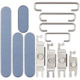 SET OF 3 PCS VOLUME BUTTON + POWER BUTTON + VIBRATING MOTOR FOR APPLE IPHONE 17 6.3 MIST BLUE